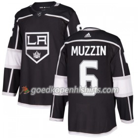 Los Angeles Kings Jake Muzzin 6 Adidas 2017-2018 Zwart Authentic Shirt - Mannen